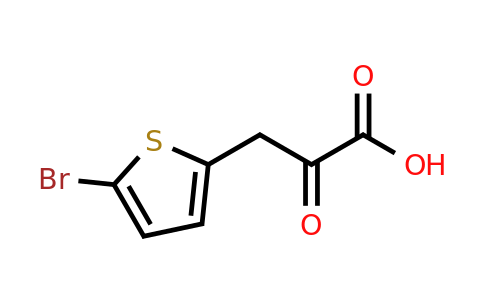 3-(5-bromothiophen-2-yl)-2-oxopropanoic acid