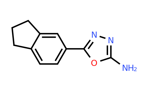 CAS 1016733-47-3 | 5-(2,3-Dihydro-1H-inden-5-yl)-1,3,4-oxadiazol-2-amine