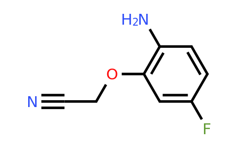 CAS 1016736-33-6 | 2-(2-amino-5-fluorophenoxy)acetonitrile