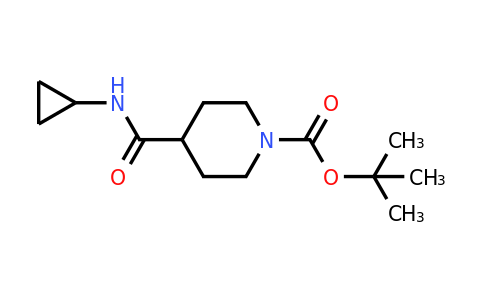 CAS 1016743-04-6 | tert-Butyl 4-(cyclopropylcarbamoyl)piperidine-1-carboxylate