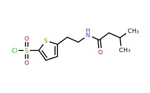 CAS 1016743-90-0 | 5-[2-(3-methylbutanamido)ethyl]thiophene-2-sulfonyl chloride