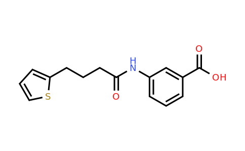 CAS 1016744-14-1 | 3-[4-(Thiophen-2-yl)butanamido]benzoic acid