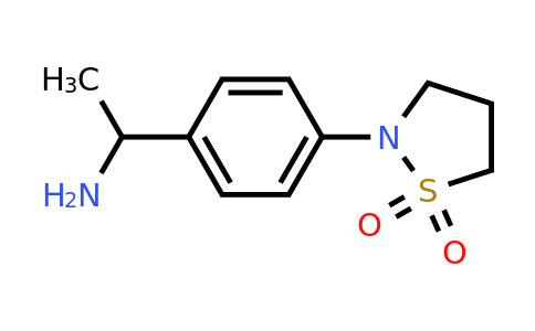 CAS 1016744-86-7 | 2-[4-(1-aminoethyl)phenyl]-1lambda6,2-thiazolidine-1,1-dione