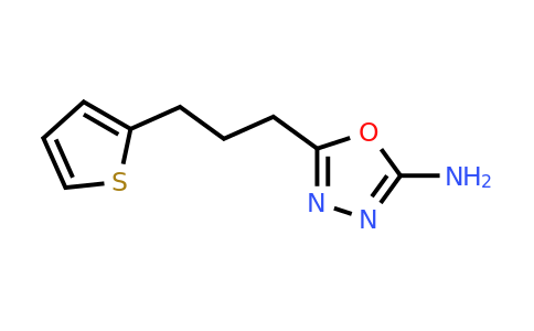 CAS 1016744-87-8 | 5-[3-(Thiophen-2-yl)propyl]-1,3,4-oxadiazol-2-amine