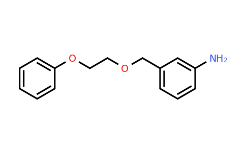 CAS 1016749-42-0 | 3-[(2-Phenoxyethoxy)methyl]aniline