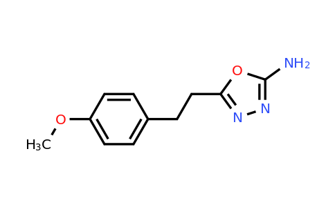 CAS 1016749-64-6 | 5-[2-(4-Methoxyphenyl)ethyl]-1,3,4-oxadiazol-2-amine