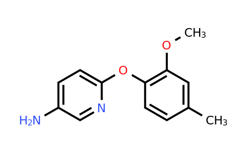 CAS 1016758-03-4 | 6-(2-Methoxy-4-methylphenoxy)pyridin-3-amine