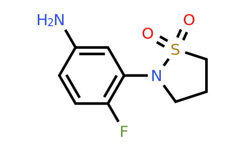 CAS 1016760-55-6 | 2-(5-Amino-2-fluorophenyl)-1lambda6,2-thiazolidine-1,1-dione
