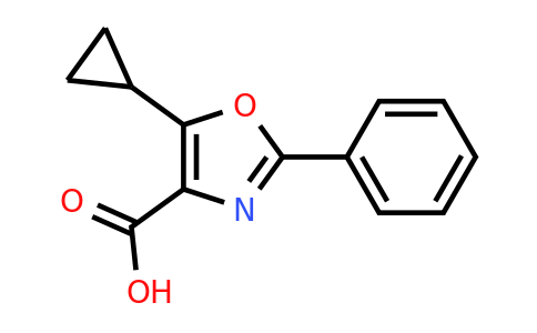 CAS 1016761-70-8 | 5-Cyclopropyl-2-phenyl-1,3-oxazole-4-carboxylic acid