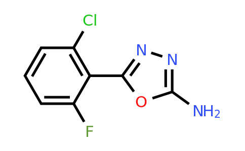 CAS 1016763-54-4 | 5-(2-Chloro-6-fluorophenyl)-1,3,4-oxadiazol-2-amine