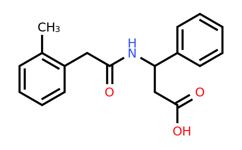 CAS 1016763-58-8 | 3-[2-(2-methylphenyl)acetamido]-3-phenylpropanoic acid