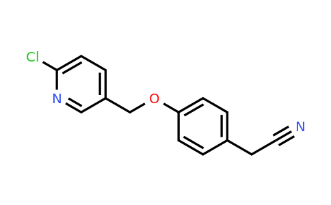 CAS 1016765-65-3 | 2-{4-[(6-chloropyridin-3-yl)methoxy]phenyl}acetonitrile