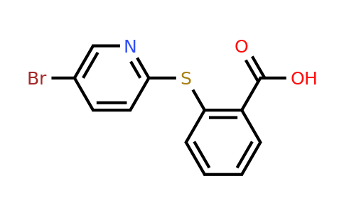 CAS 1016767-93-3 | 2-[(5-Bromopyridin-2-yl)sulfanyl]benzoic acid