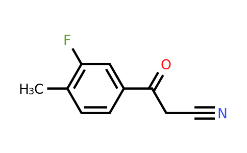 CAS 1016770-89-0 | 3-(3-fluoro-4-methylphenyl)-3-oxopropanenitrile