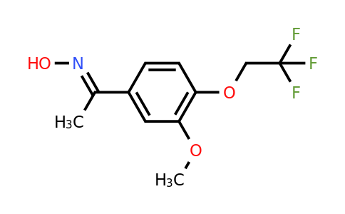 CAS 1016772-21-6 | N-{1-[3-methoxy-4-(2,2,2-trifluoroethoxy)phenyl]ethylidene}hydroxylamine