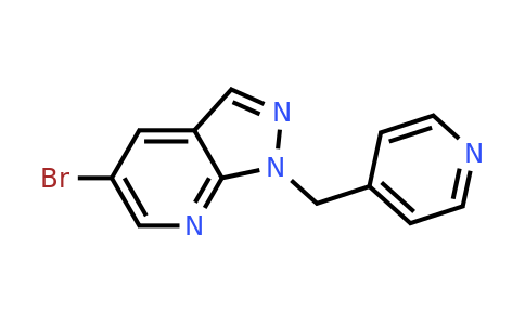 CAS 1016773-12-8 | 4-({5-bromo-1H-pyrazolo[3,4-b]pyridin-1-yl}methyl)pyridine