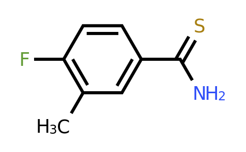 CAS 1016775-44-2 | 4-Fluoro-3-methylbenzene-1-carbothioamide