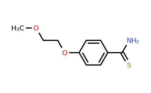 CAS 1016788-46-7 | 4-(2-methoxyethoxy)benzene-1-carbothioamide