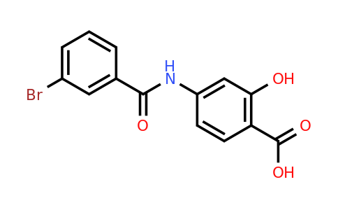 CAS 1016804-16-2 | 4-(3-Bromobenzamido)-2-hydroxybenzoic acid