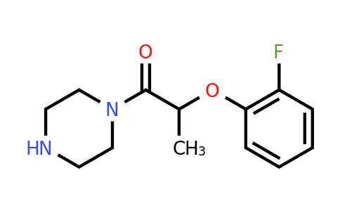 2-(2-fluorophenoxy)-1-(piperazin-1-yl)propan-1-one