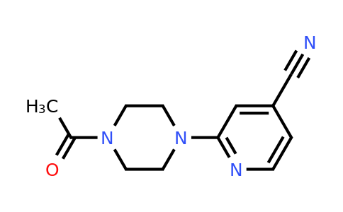 CAS 1016809-01-0 | 2-(4-Acetylpiperazin-1-yl)pyridine-4-carbonitrile