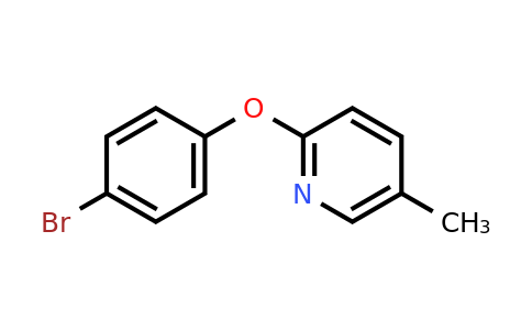 CAS 1016812-08-0 | 2-(4-Bromophenoxy)-5-methylpyridine