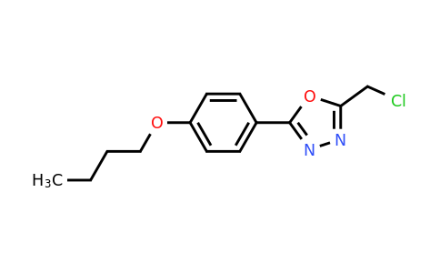 CAS 1016819-01-4 | 2-(4-Butoxyphenyl)-5-(chloromethyl)-1,3,4-oxadiazole