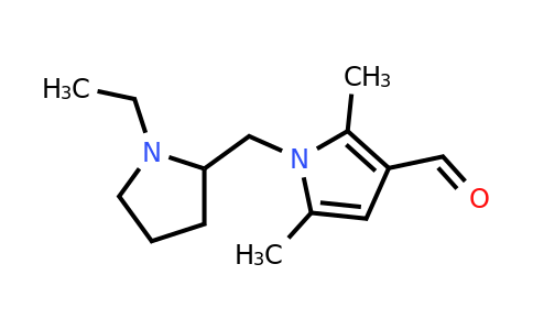 CAS 1016828-00-4 | 1-[(1-Ethylpyrrolidin-2-yl)methyl]-2,5-dimethyl-1H-pyrrole-3-carbaldehyde