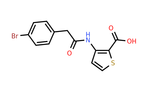 CAS 1016828-19-5 | 3-[2-(4-Bromophenyl)acetamido]thiophene-2-carboxylic acid