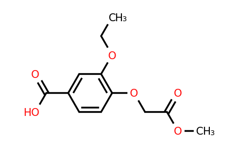 CAS 1016829-67-6 | 3-Ethoxy-4-(2-methoxy-2-oxoethoxy)benzoic acid