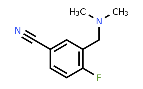 CAS 1016834-55-1 | 3-[(Dimethylamino)methyl]-4-fluorobenzonitrile
