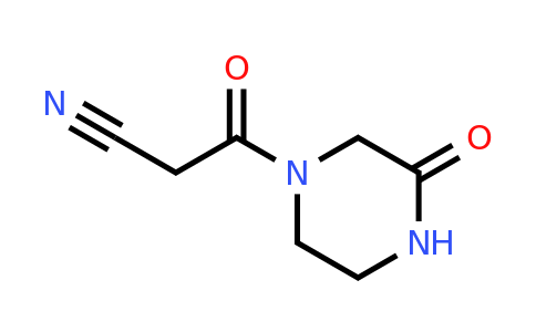 CAS 1016835-36-1 | 3-Oxo-3-(3-oxo-piperazin-1-yl)-propionitrile