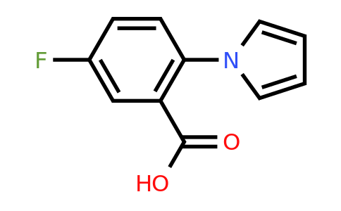 CAS 1016835-48-5 | 5-Fluoro-2-(1H-pyrrol-1-yl)benzoic acid