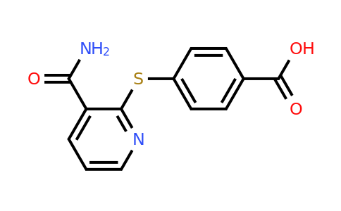 CAS 1016837-40-3 | 4-[(3-Carbamoylpyridin-2-yl)sulfanyl]benzoic acid