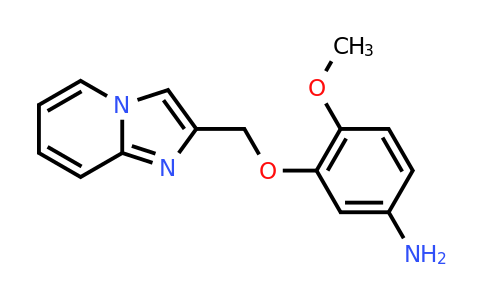 CAS 1016854-05-9 | 3-{imidazo[1,2-a]pyridin-2-ylmethoxy}-4-methoxyaniline