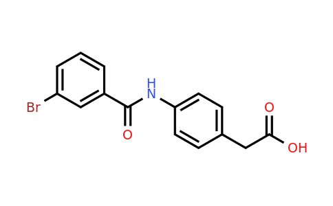 CAS 1016857-62-7 | 2-[4-(3-Bromobenzamido)phenyl]acetic acid