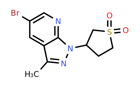 CAS 1016857-76-3 | 3-{5-bromo-3-methyl-1H-pyrazolo[3,4-b]pyridin-1-yl}-1lambda6-thiolane-1,1-dione