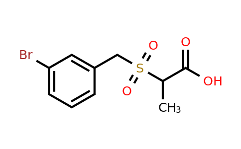 CAS 1016862-04-6 | 2-[(3-Bromophenyl)methanesulfonyl]propanoic acid