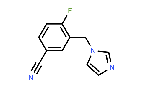 CAS 1016874-82-0 | 4-Fluoro-3-(1H-imidazol-1-ylmethyl)benzonitrile