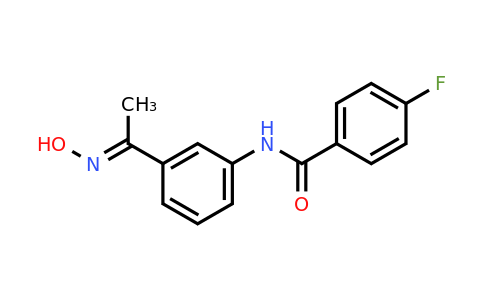 CAS 1016876-83-7 | 4-Fluoro-N-{3-[1-(hydroxyimino)ethyl]phenyl}benzamide