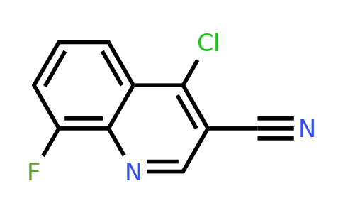 CAS 1016879-30-3 | 4-Chloro-8-fluoroquinoline-3-carbonitrile
