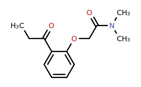 CAS 1016881-75-6 | N,N-Dimethyl-2-(2-propanoylphenoxy)acetamide