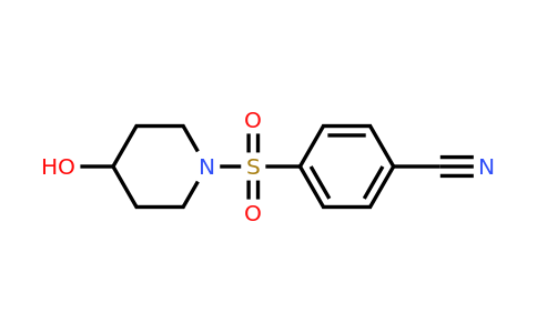 CAS 1016887-02-7 | 4-[(4-Hydroxypiperidin-1-yl)sulfonyl]benzonitrile