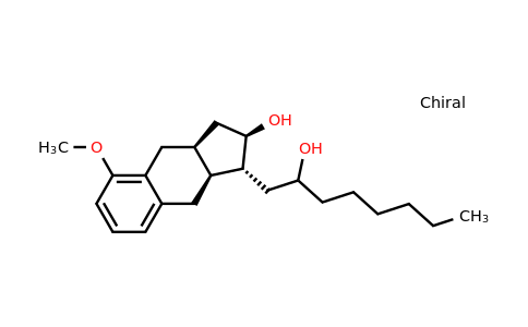 CAS 101692-01-7 | (1R,2R,3aS,9aS)-1-(2-Hydroxyoctyl)-5-methoxy-2,3,3a,4,9,9a-hexahydro-1H-cyclopenta[b]naphthalen-2-ol