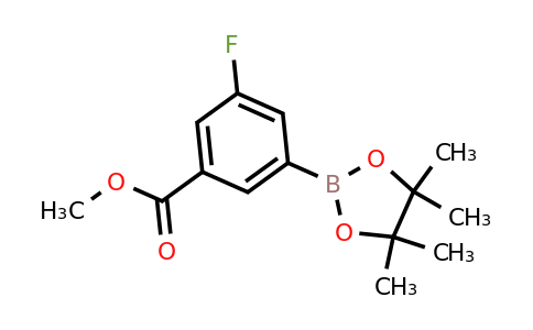 CAS 1016979-31-9 | Methyl 3-fluoro-5-(4,4,5,5-tetramethyl-1,3,2-dioxaborolan-2-YL)benzoate