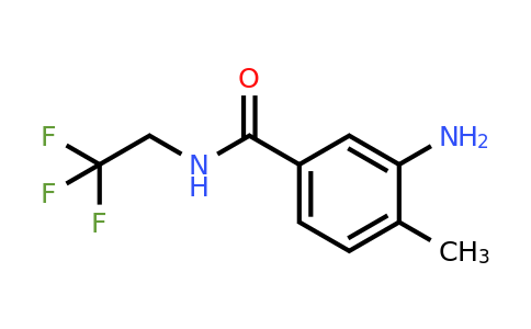 CAS 1017019-26-9 | 3-Amino-4-methyl-N-(2,2,2-trifluoroethyl)benzamide