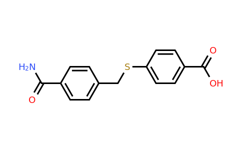 CAS 1017021-25-8 | 4-{[(4-carbamoylphenyl)methyl]sulfanyl}benzoic acid