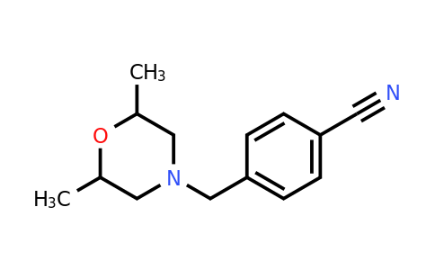 CAS 1017022-17-1 | 4-[(2,6-Dimethylmorpholin-4-yl)methyl]benzonitrile