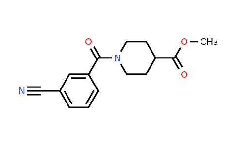 CAS 1017028-18-0 | Methyl 1-(3-cyanobenzoyl)piperidine-4-carboxylate