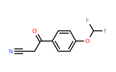CAS 1017036-63-3 | 3-[4-(difluoromethoxy)phenyl]-3-oxopropanenitrile